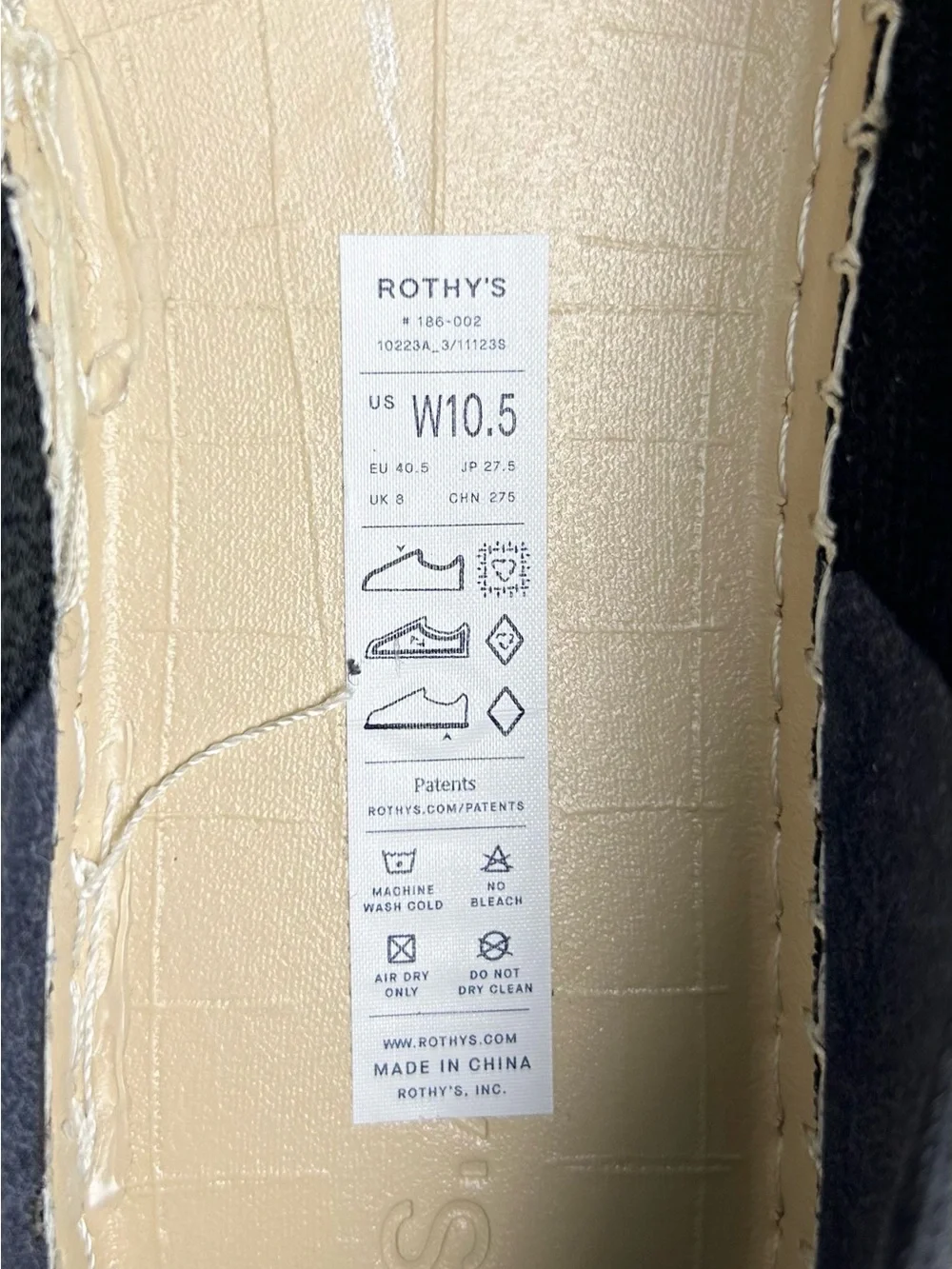 Rothy’s The Espadrille Black Shoes